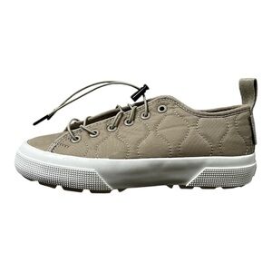 NWT Superga Super 2625 Tank Quilted Nylon trainers in Grey Fossil